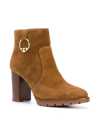 Shop Tory Burch Sophie Lug Sole Bootie - Brown