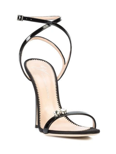 Shop Giuseppe Zanotti Strappy Stiletto Sandals