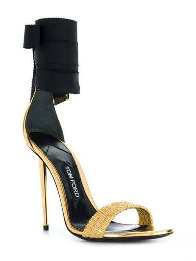 Shop Tom Ford Ankle-tie Open-toe Sandals