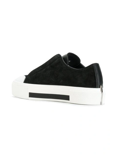 Shop Alexander Mcqueen Low Cut Sneakers In Black