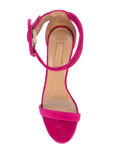 Shop Aquazzura Casablanca Sandals In Pink