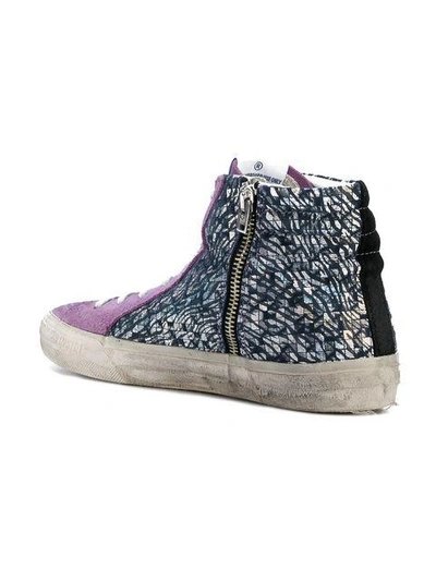 Shop Golden Goose Deluxe Brand Superstar Sneakers - Pink & Purple