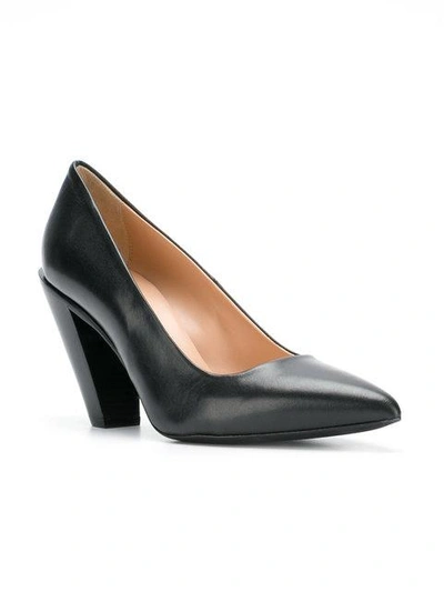 Shop A.f.vandevorst Block Heel Pumps In Black