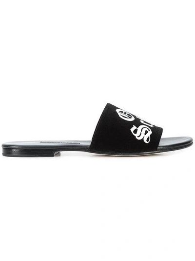 Shop Newbark Roma Sandals In Black