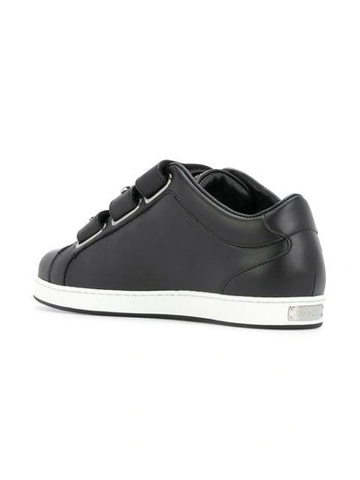 Shop Jimmy Choo Ny Sneakers In Black