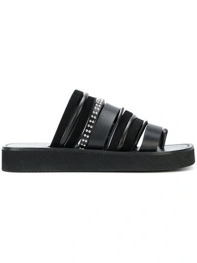 Shop 3.1 Phillip Lim / フィリップ リム 3.1 Phillip Lim Studded Flat Sandals - Black