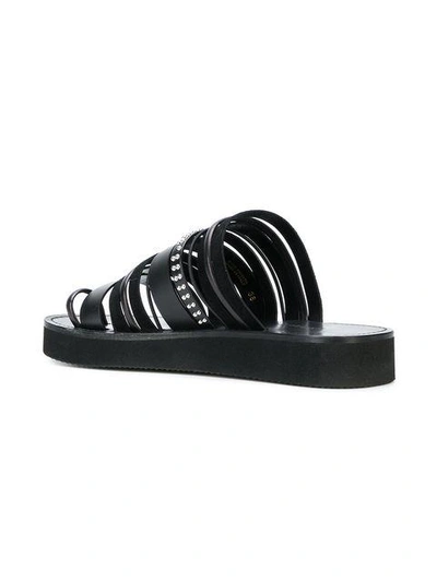 Shop 3.1 Phillip Lim / フィリップ リム 3.1 Phillip Lim Studded Flat Sandals - Black