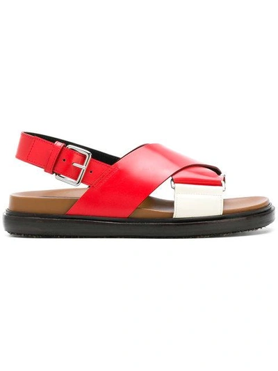 Shop Marni Criss In Red