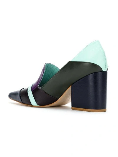 Sarah Chofakian Colour Block Pumps In Multicolour