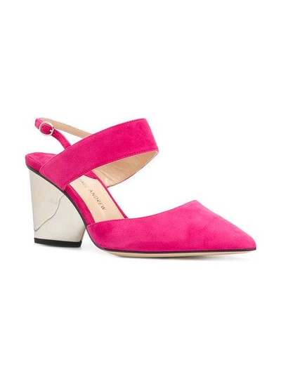 Shop Paul Andrew Slingback Pumps In Pink