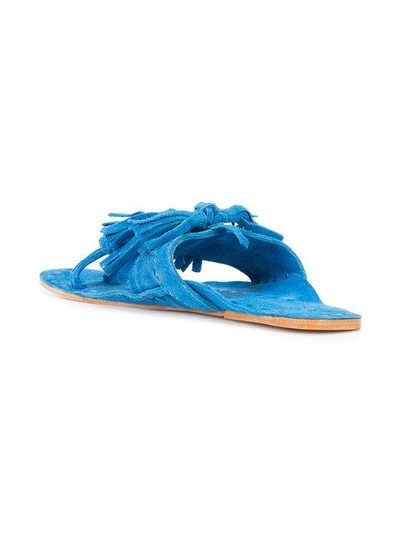 Shop Figue Scaramouche Tasseled Sandals