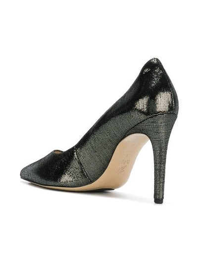 Shop Hogl Pointed Heeled Pumps In Metallic