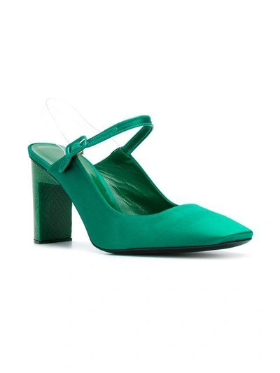 Shop Alyx Squared Toe Sandals In Green