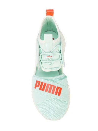 Shop Fenty X Puma Avid Cut-out Front Sneakers In Blue