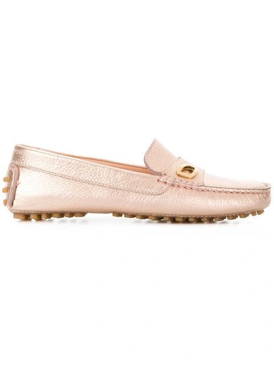 Shop Rupert Sanderson Classic Loafers - Pink