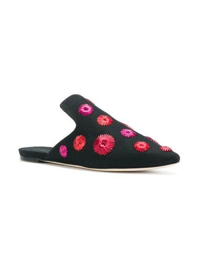 Shop Sanayi313 Sirmione Slippers In Black