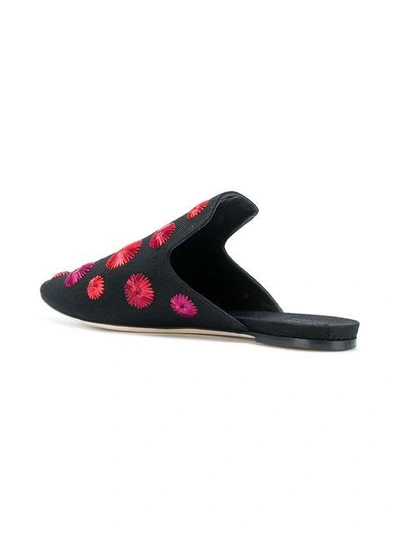 Shop Sanayi313 Sirmione Slippers In Black