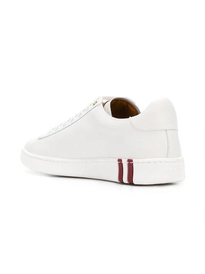 Shop Bally Wiera Lace-up Sneakers In White
