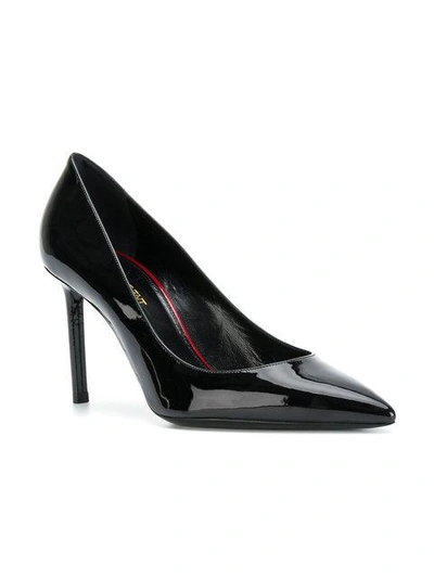 Shop Saint Laurent Anja Pumps In Black