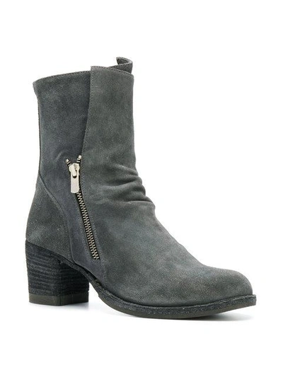 Shop Officine Creative Varda Boots In Grey