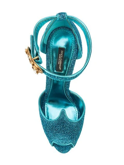 Shop Dolce & Gabbana Bette Sandals In Blue