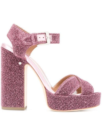 Shop Laurence Dacade Glitter In Pink
