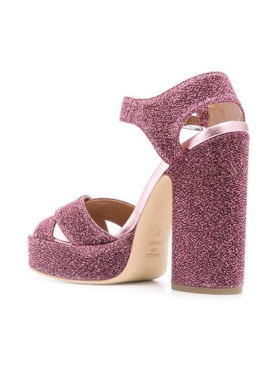 Shop Laurence Dacade Glitter In Pink