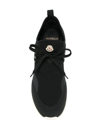 Shop Moncler 'jasmine' Sneakers In 999