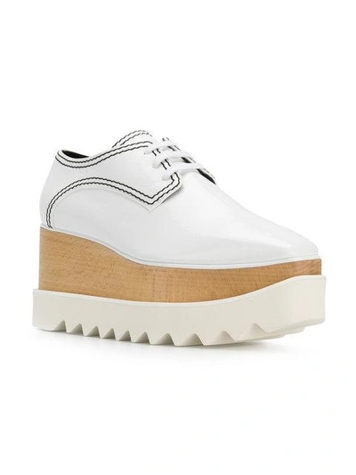 Shop Stella Mccartney Elyse Platform Shoes - White