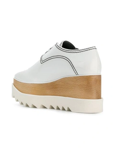 Shop Stella Mccartney Elyse Platform Shoes - White