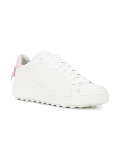 Shop Coach C101 Low Top Sneakers In White