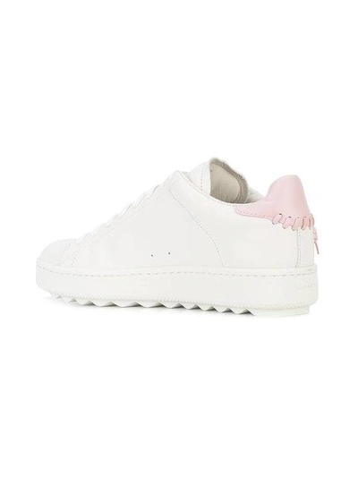 Shop Coach C101 Low Top Sneakers In White