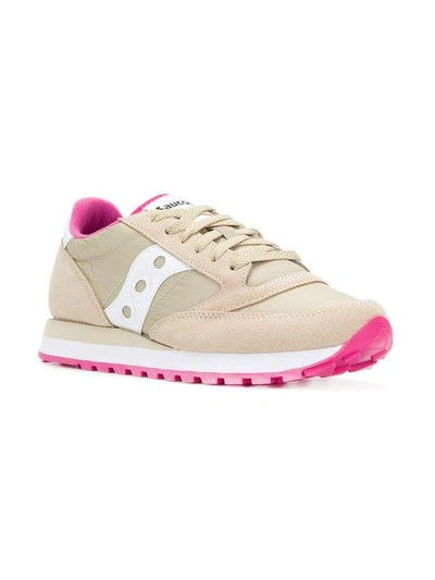 Shop Saucony Lace In Nude & Neutrals