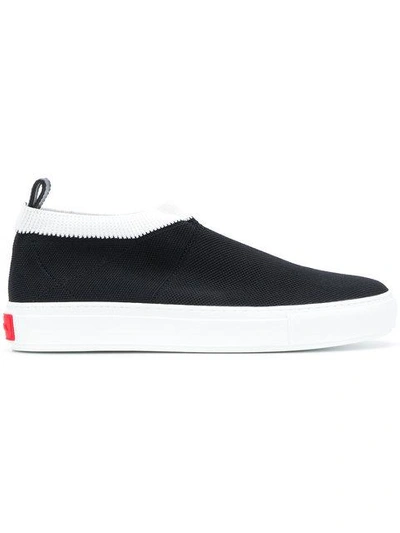 Shop P.a.r.o.s.h . Slip-on Sock Sneakers - Black