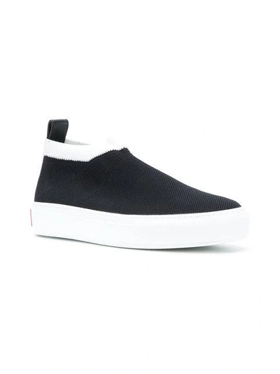 Shop P.a.r.o.s.h . Slip-on Sock Sneakers - Black