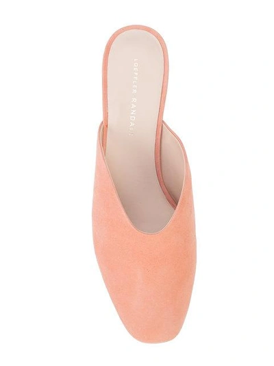 Shop Loeffler Randall Lulu Mules - Pink & Purple