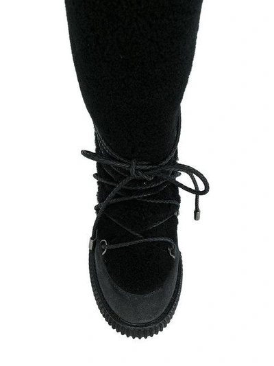 Shop Moncler Snow Boots In Black