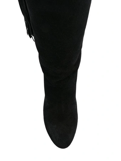 Qaisha fringed over-the-knee boots