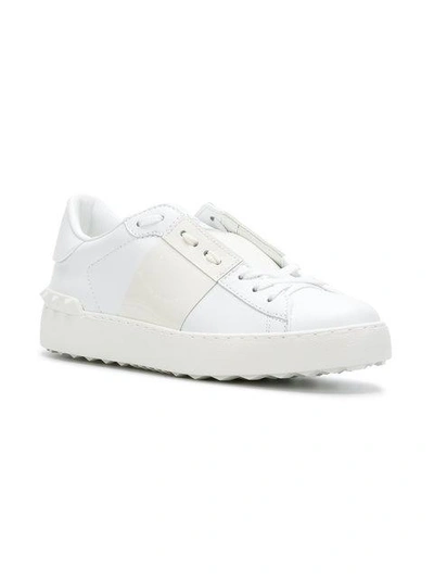 Shop Valentino Garavani 'open' Sneakers In White