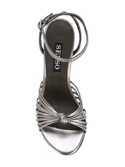 Shop Senso Ora Sandals In Grey