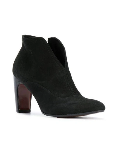 Shop Chie Mihara Heeled Ankle Boots - Black