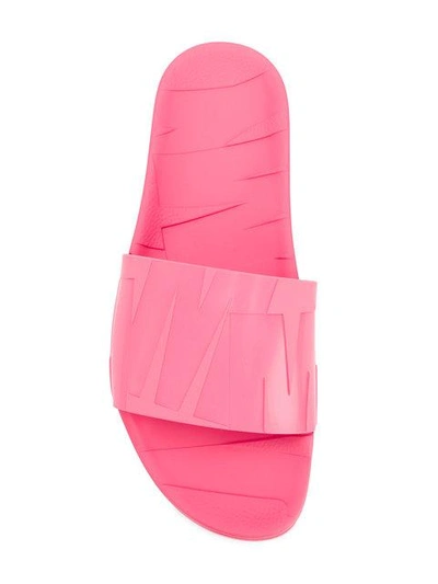 Shop Jimmy Choo Rey Slides In Pink