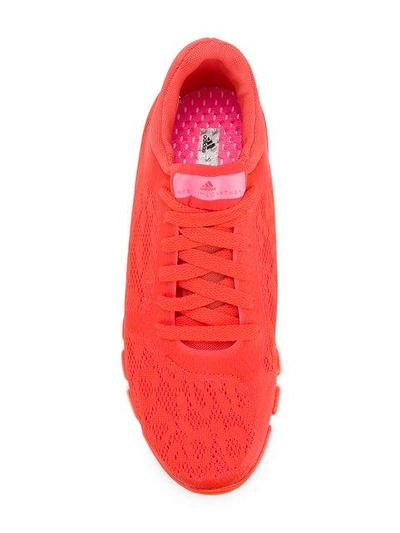 Shop Adidas By Stella Mccartney Clima Cool Run Sneakers In Yellow