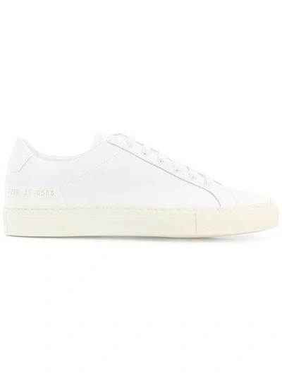 Shop Common Projects Achilles Retro Sneakers In White