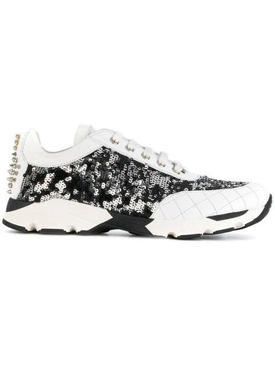 Shop Philipp Plein Bryan Sneakers In White