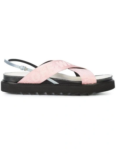 Off white industrial online strap sandals