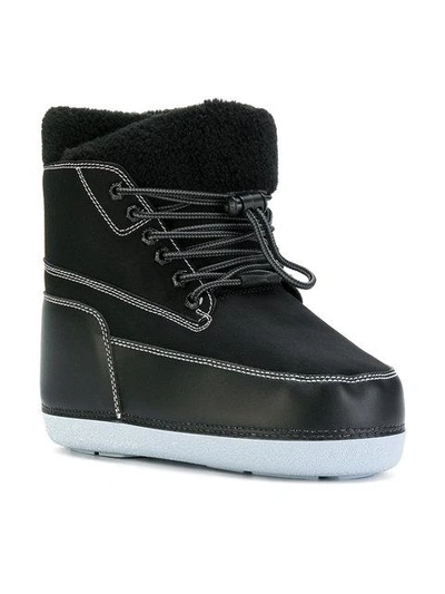 Shop Kenzo Snow Boots - Black