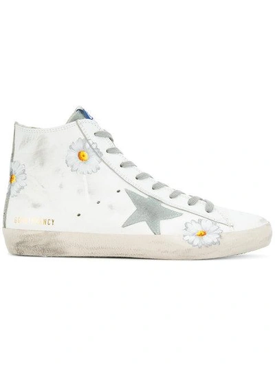 Shop Golden Goose Francy Sneakers In White