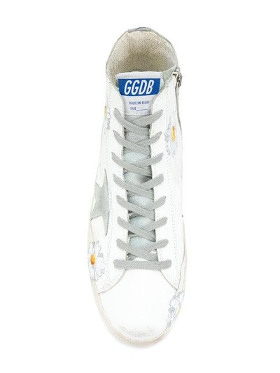 Shop Golden Goose Francy Sneakers In White