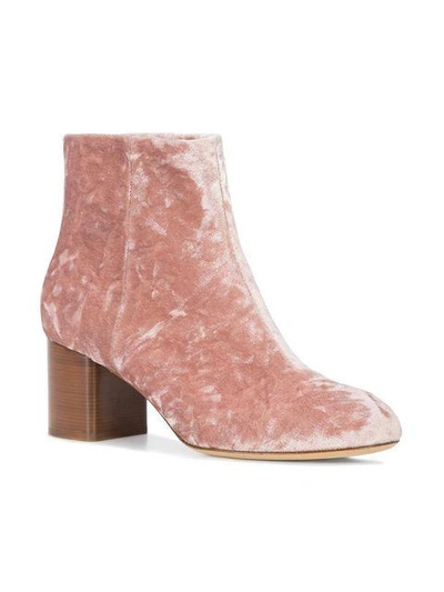 Shop Rag & Bone Block Heel Ankle Boots In Pink